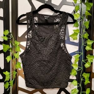 Forever 21 Lace Crop Top